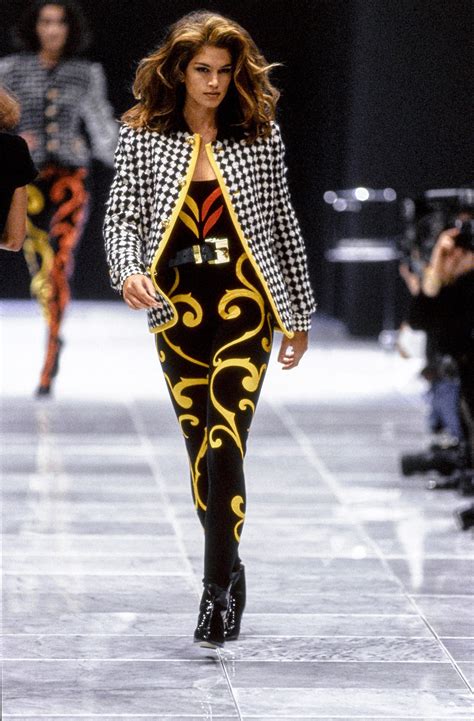 versace runway 1990|versace runway fashion show.